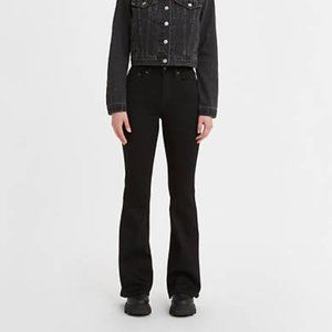 Levi's NWT 726 High-Rise Flare Jeans Black